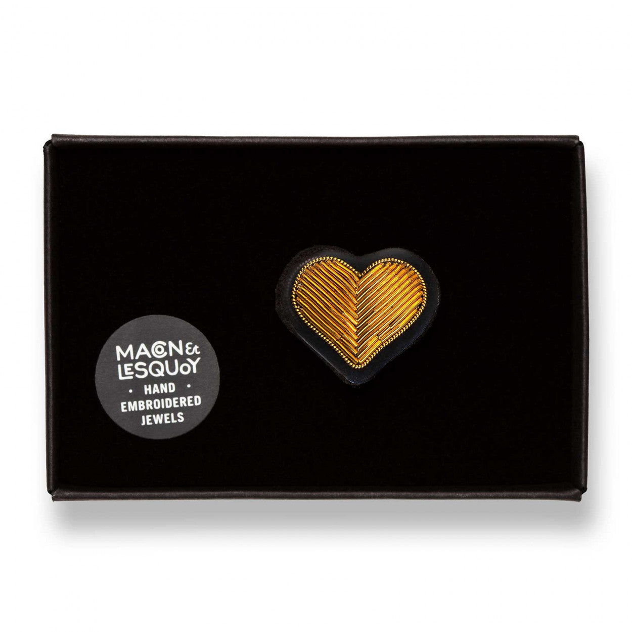 Broche - Coeur Doré - Macon et Lesquoy