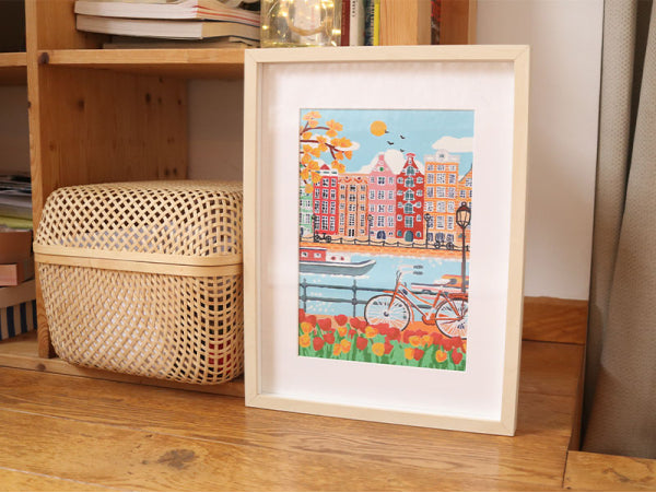 Peinture au numéro - Amsterdam par Nidhi Kachhadiya