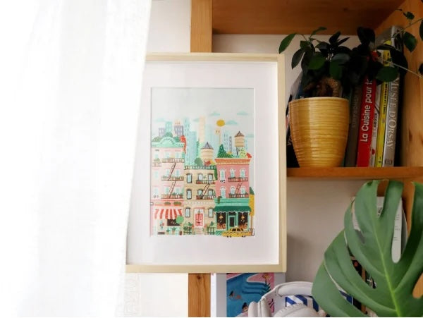 Peinture au numéro - New York par Hoglet and co - La petite épicerie