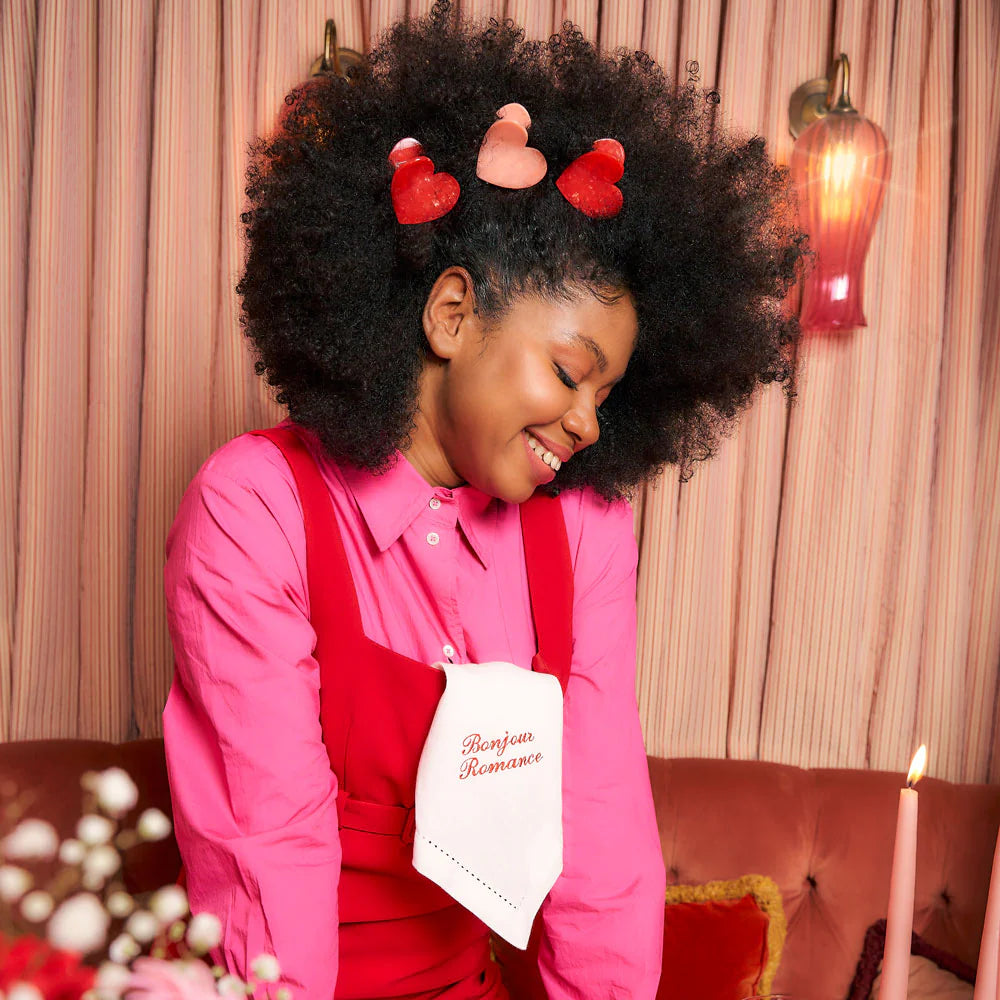 Pince à cheveux - Coeur Rose - Coucou Suzette
