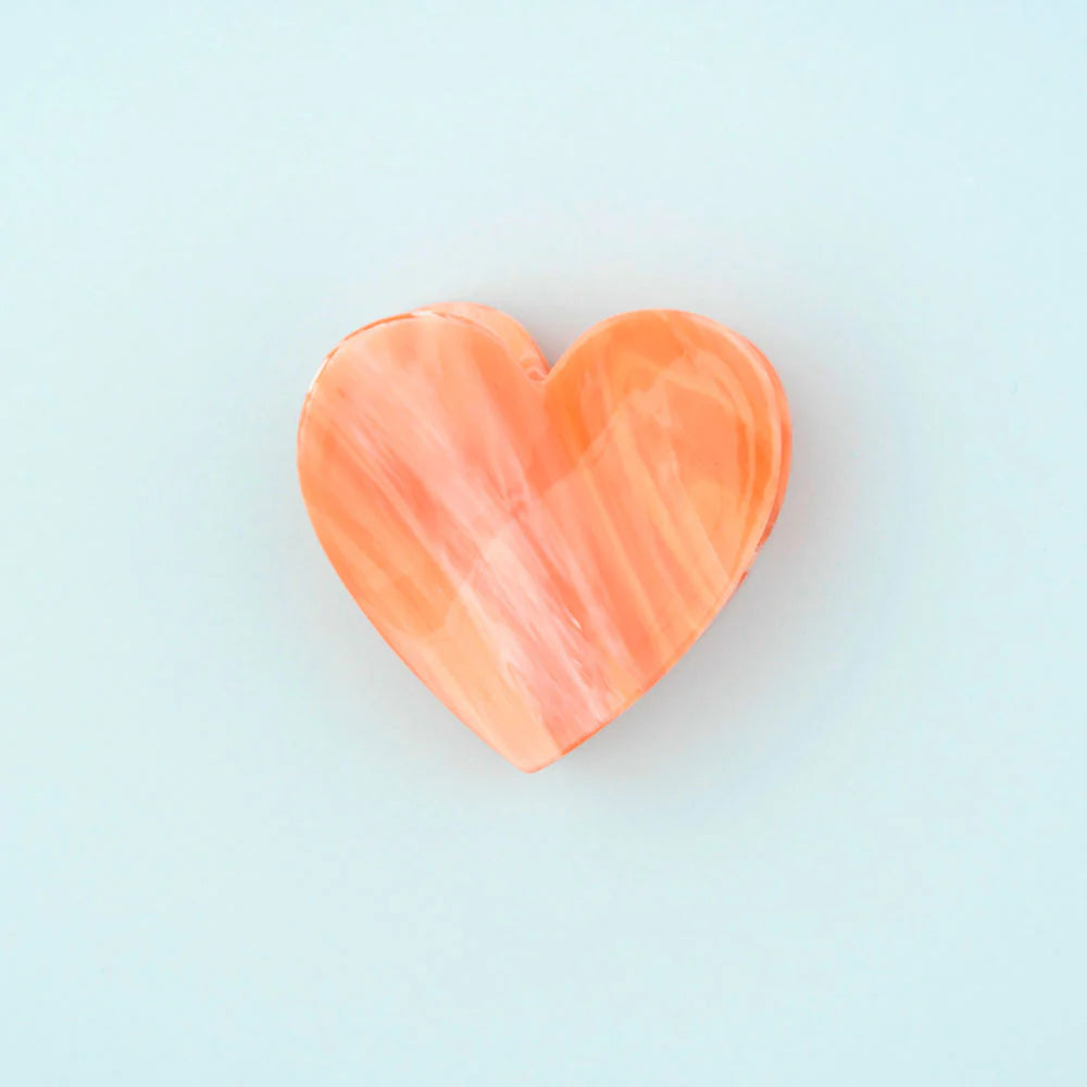 Pince à cheveux - Coeur Rose - Coucou Suzette