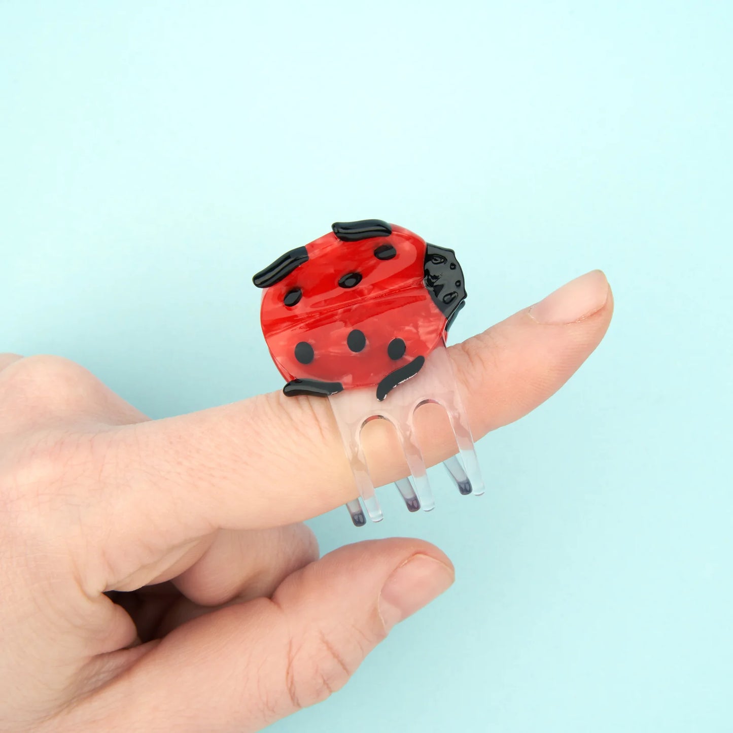 Mini pince à cheveux - Coccinelle - Coucou Suzette