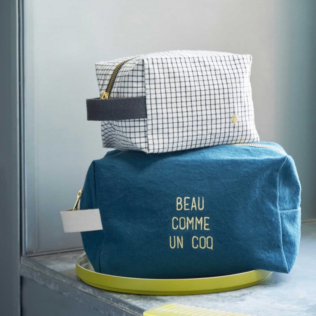 Trousse cube GM - Beau orage - La cerise sur le gâteau