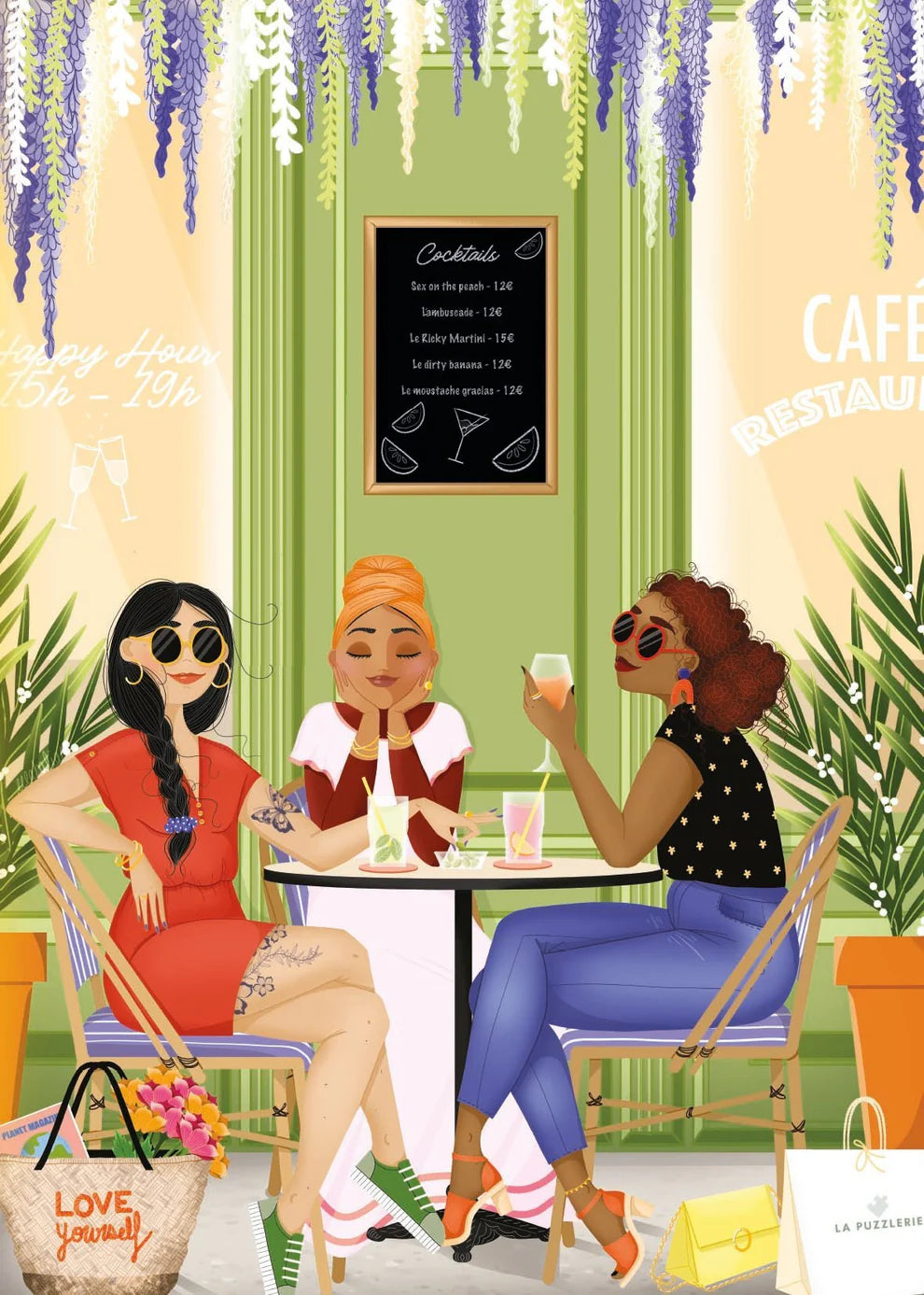 Mini puzzle - Happy Hour - 100 pièces - Marie-Chantal