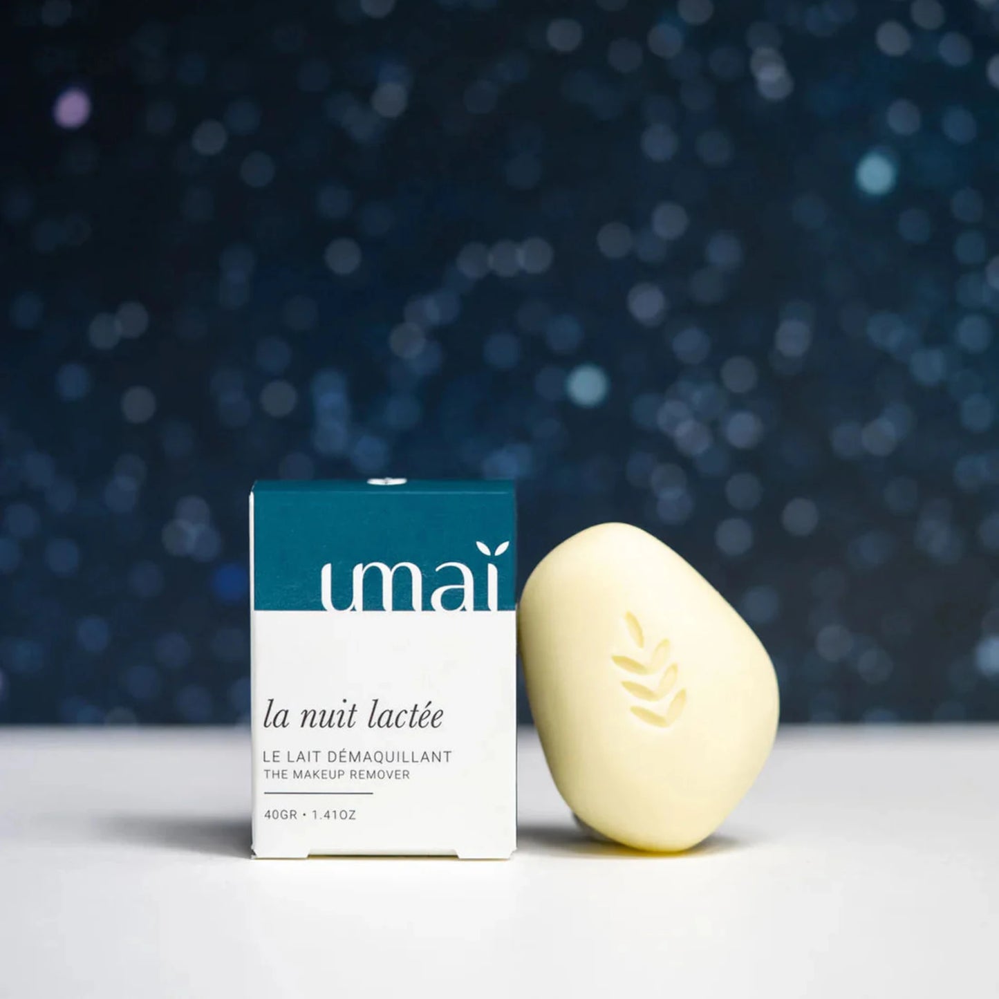 Démaquillant naturel solide - La nuit lactée - UMAI