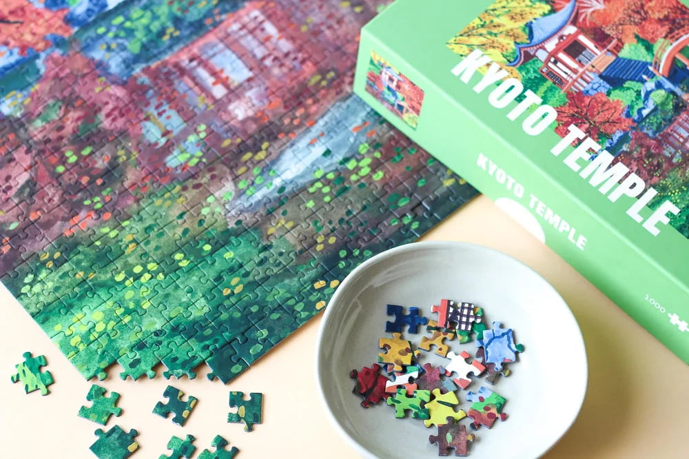 Puzzle - Kyoto Temple – 1000 pièces - Piecely