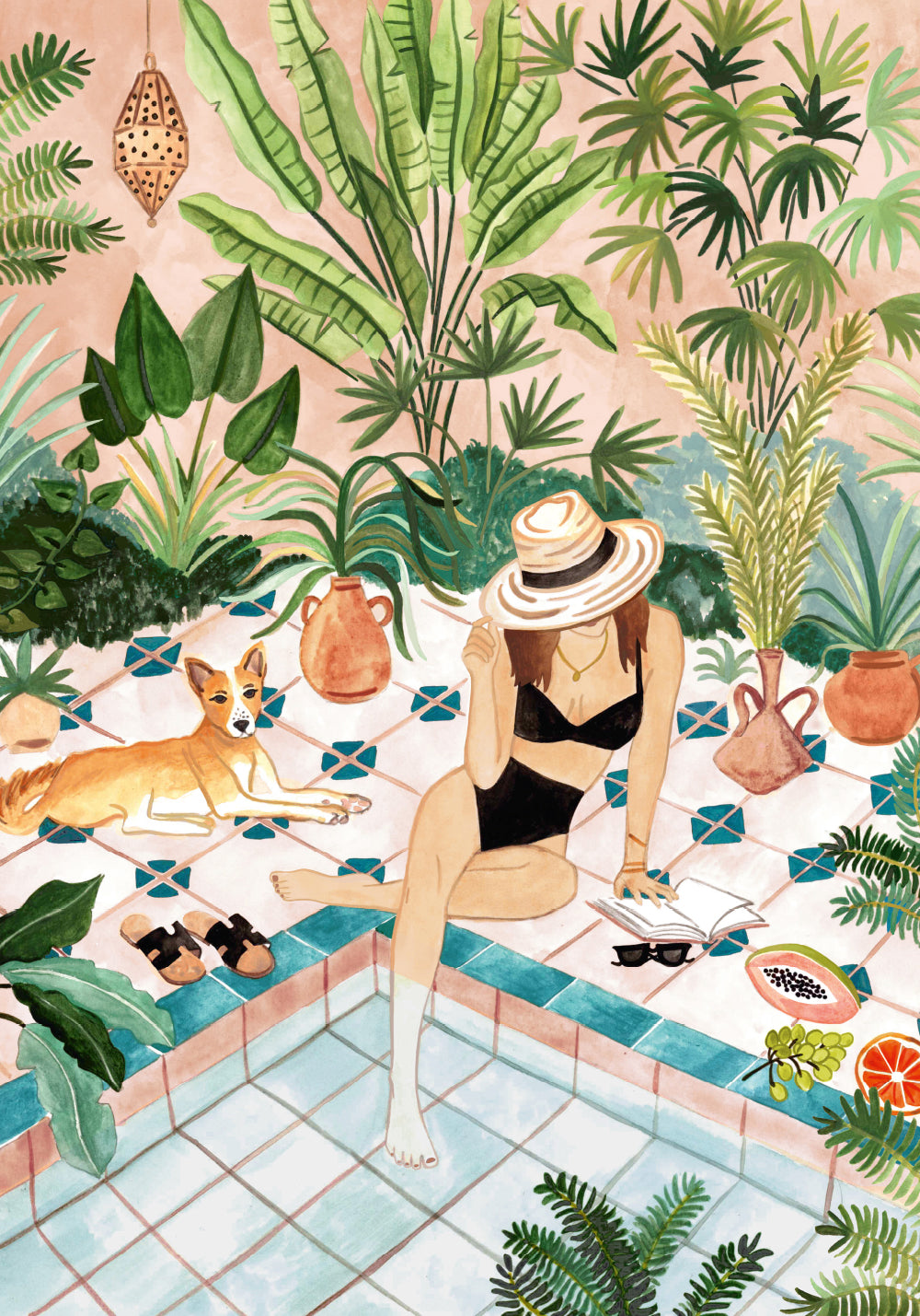 Puzzle - Piscine Marocaine - 1000 pièces - Pieces & Peace