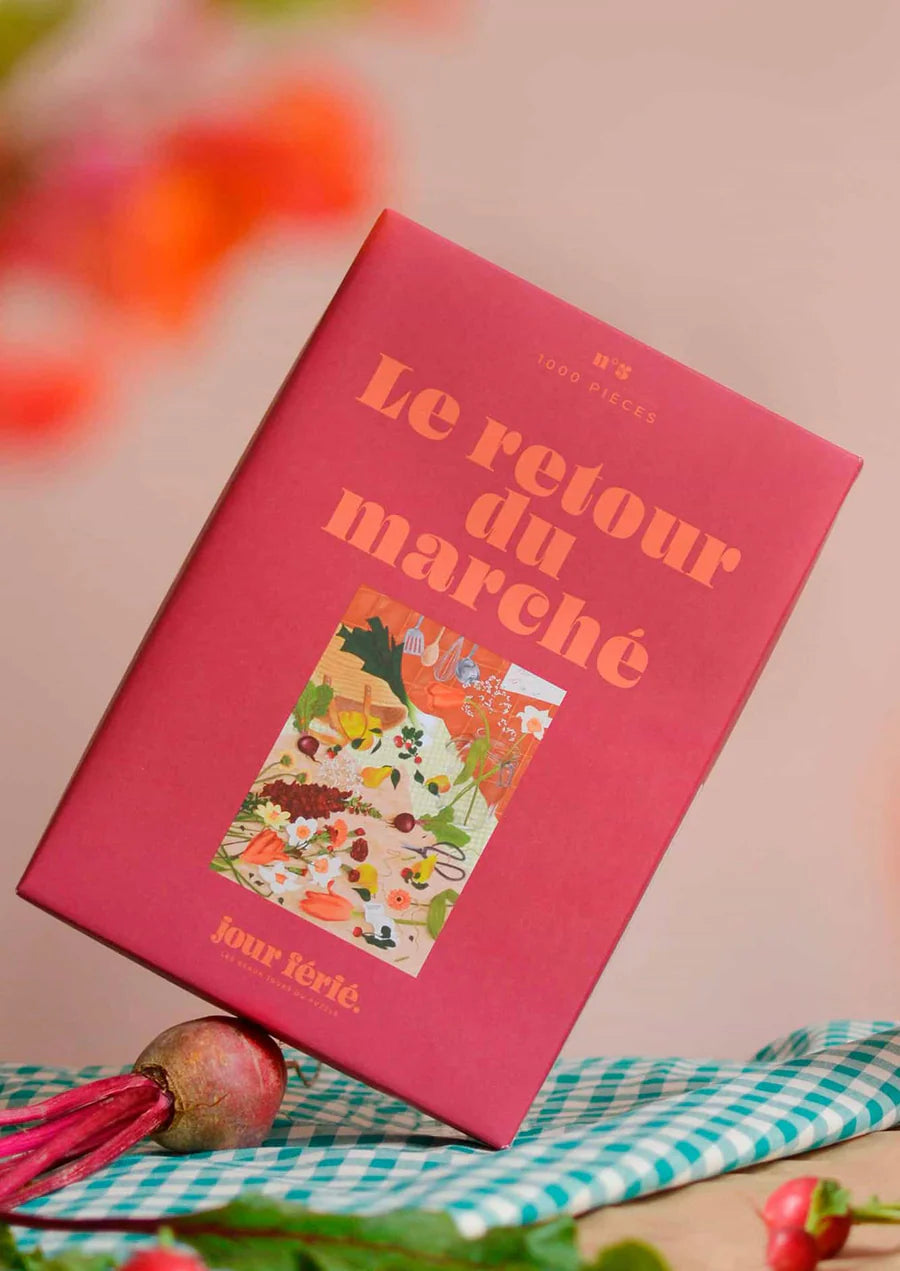 Puzzle - Le retour du marché - 1000 pièces - Jour férié