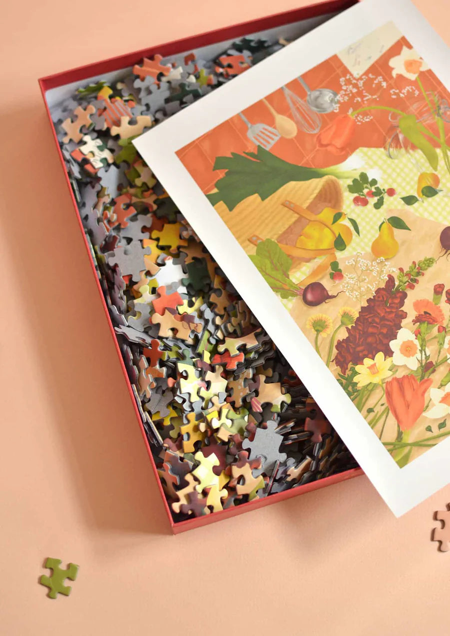 Puzzle - Le retour du marché - 1000 pièces - Jour férié