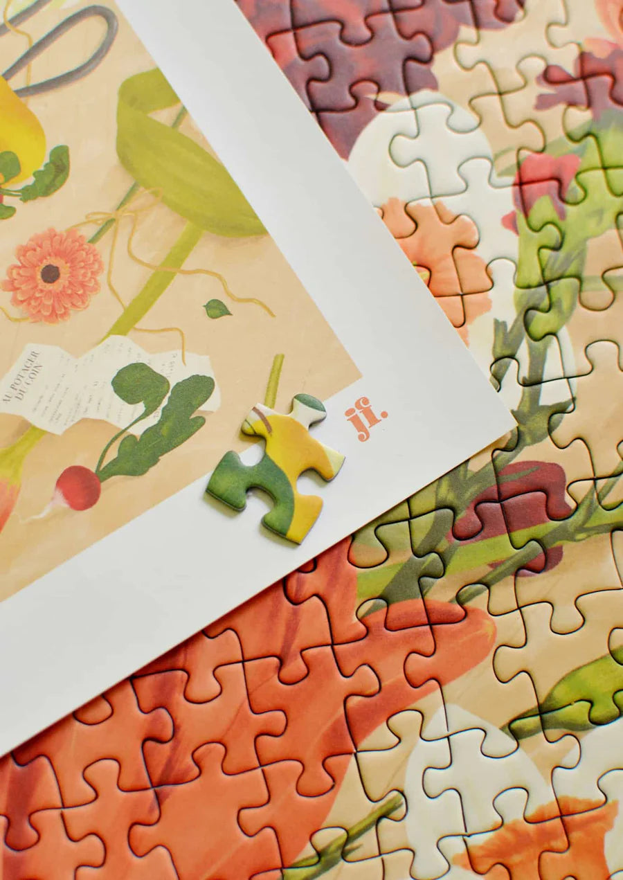 Puzzle - Le retour du marché - 1000 pièces - Jour férié