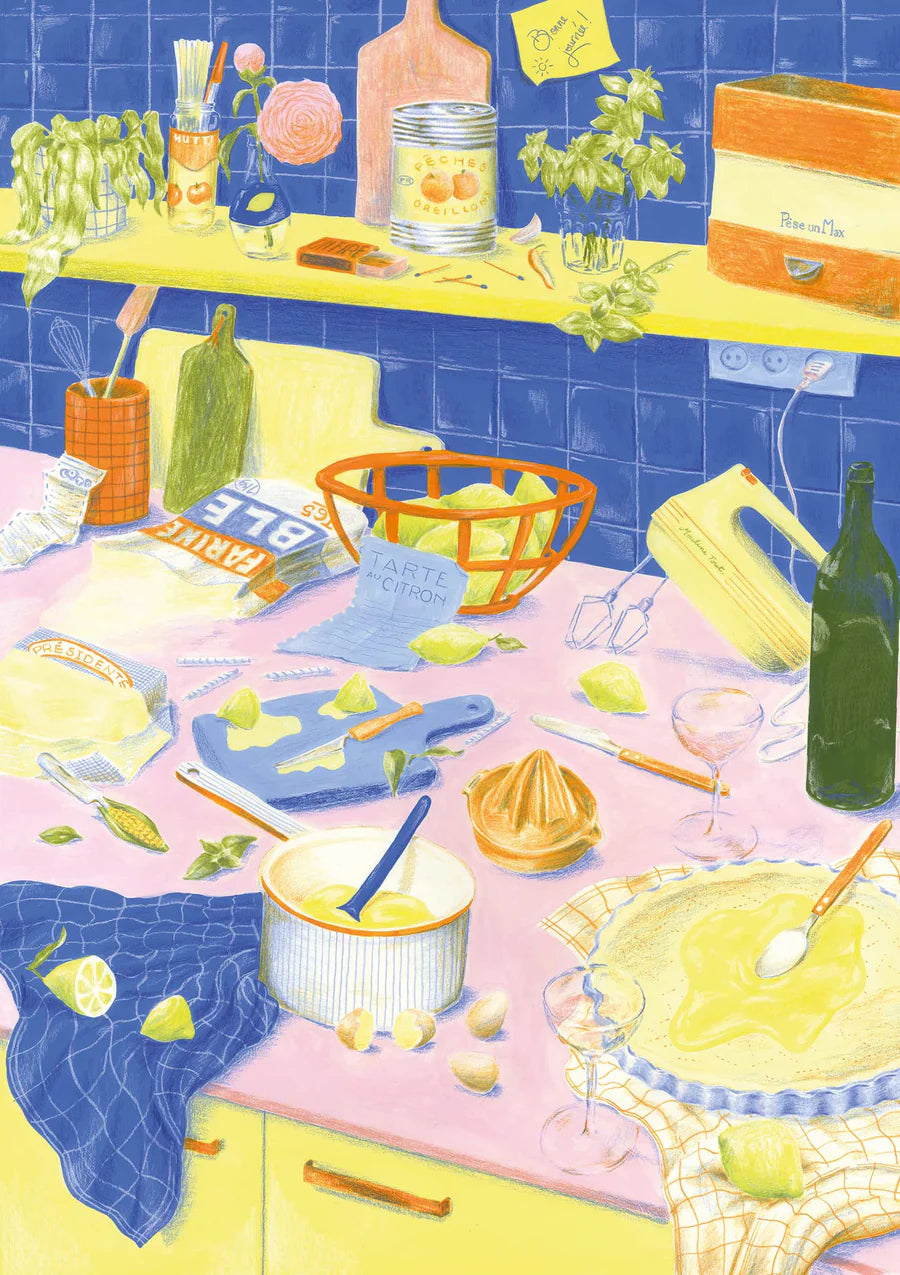 Puzzle - La tarte au citron - 1000 pièces - Jour férié
