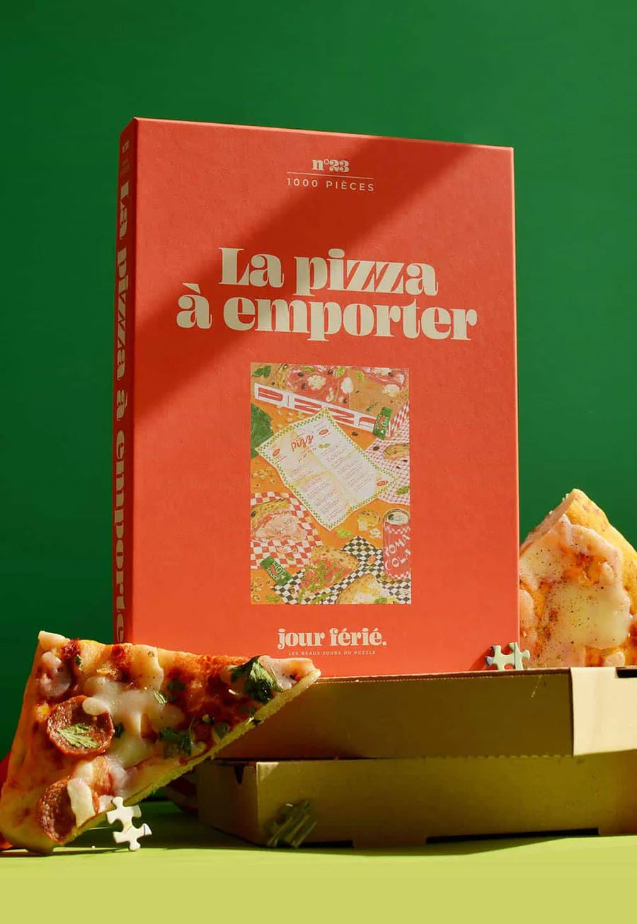 Puzzle - La pizza à emporter - 1000 pièces - Jour férié