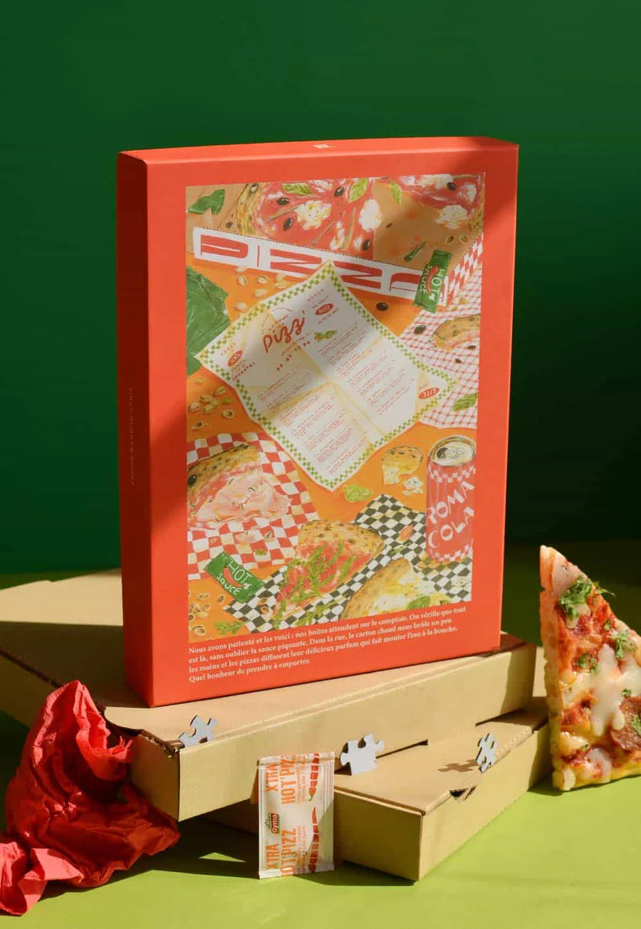 Puzzle - La pizza à emporter - 1000 pièces - Jour férié