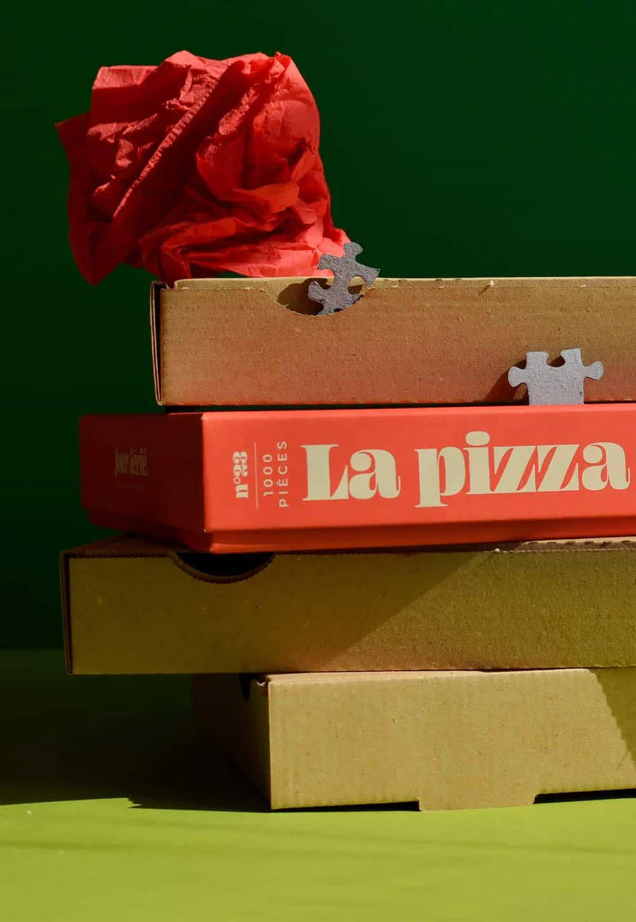 Puzzle - La pizza à emporter - 1000 pièces - Jour férié
