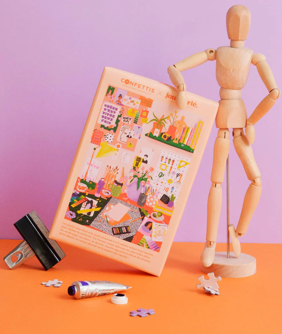 Puzzle - Du feutre sur les mains - 500 pièces - Jour férié