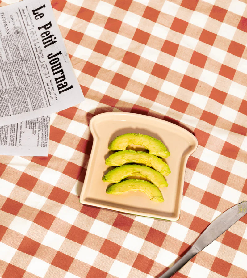 Set de deux assiettes toast - L'expressionist