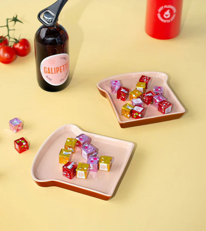 Set de deux assiettes toast - L'expressionist