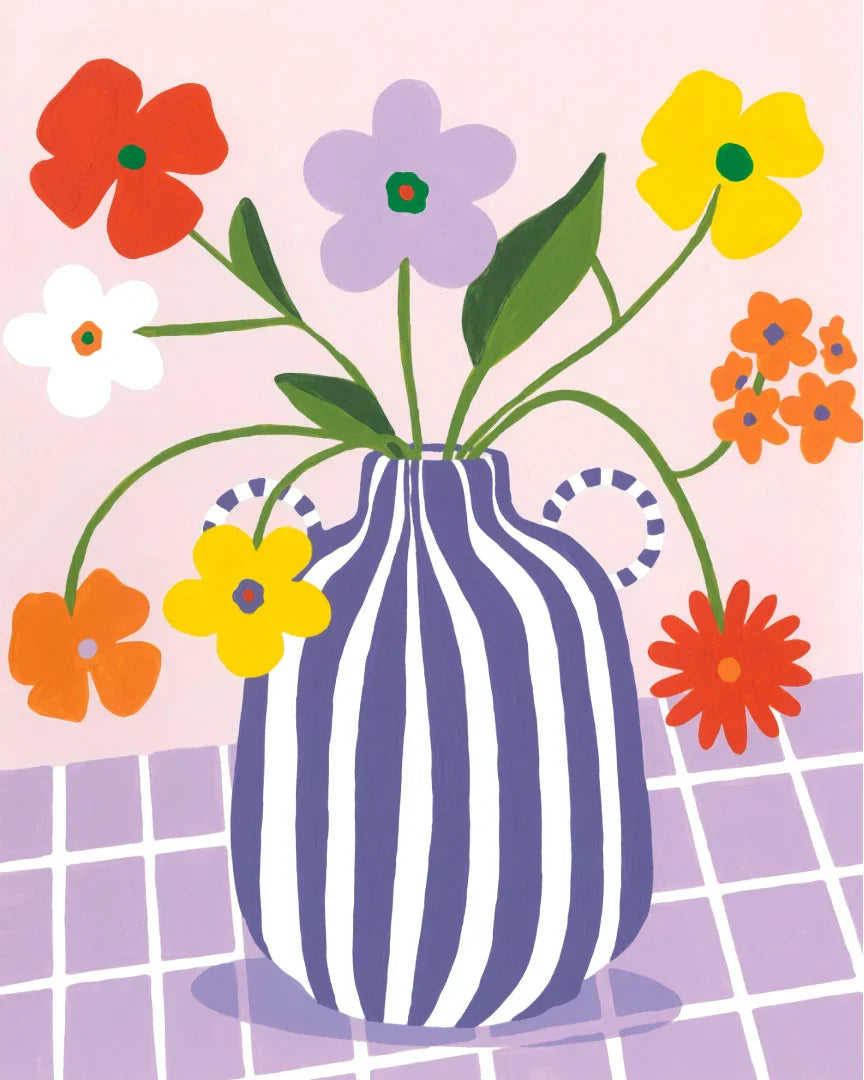 Peinture par numéro - Sunday Flower - Color gang
