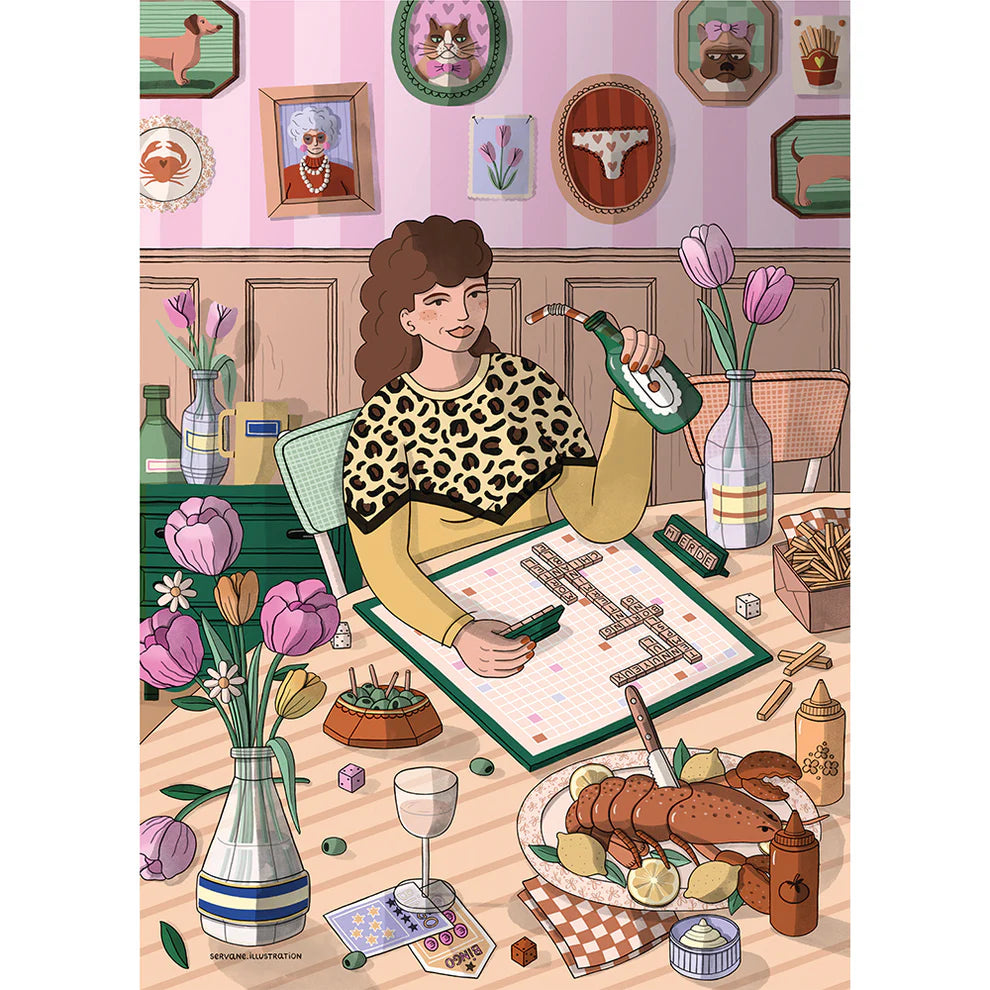 Puzzle - Scrabble Time - 500 pièces - Marie-Chantal