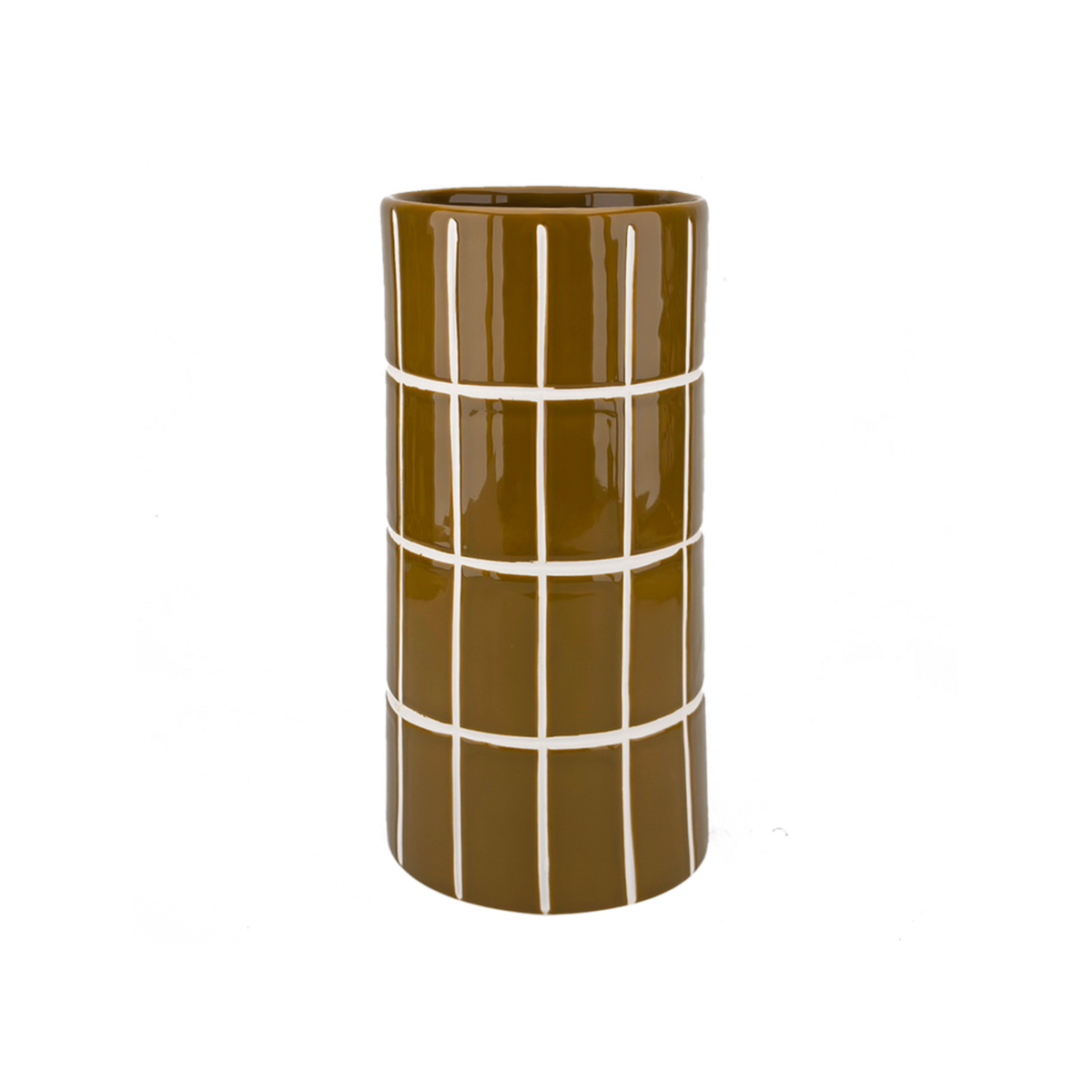 Vase - Carrelage - Ocre - Opjet