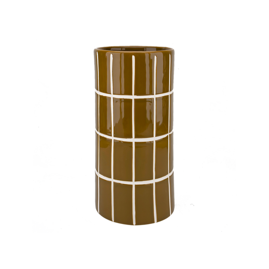 Vase - Carrelage - Ocre - Opjet