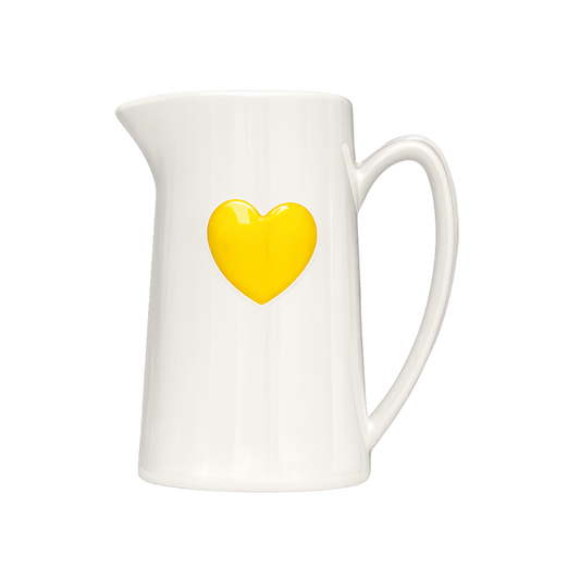 Pichet - Coeur - GM - Jaune - Opjet
