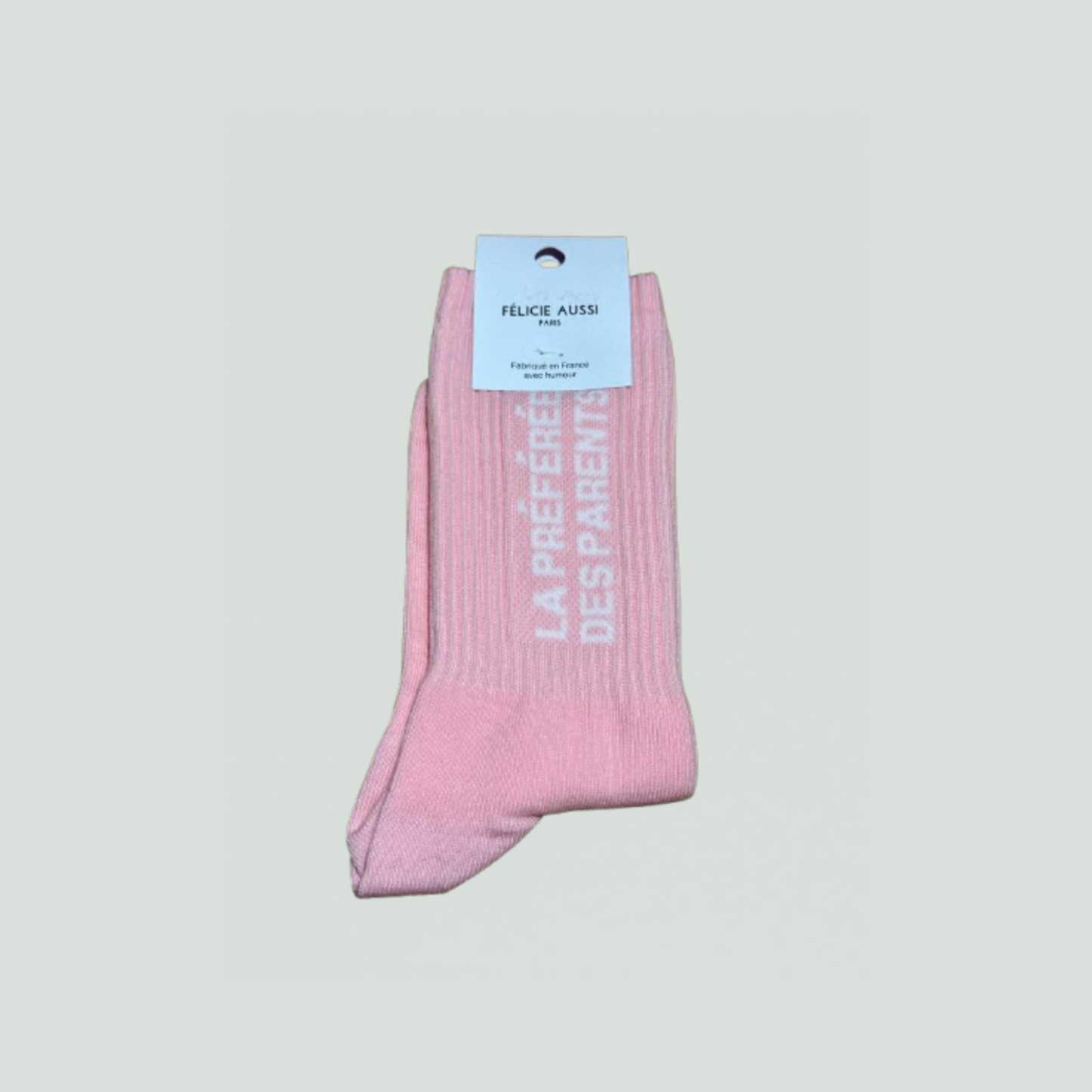 Chaussettes - La préférée des parents - rose - Félicie aussi
