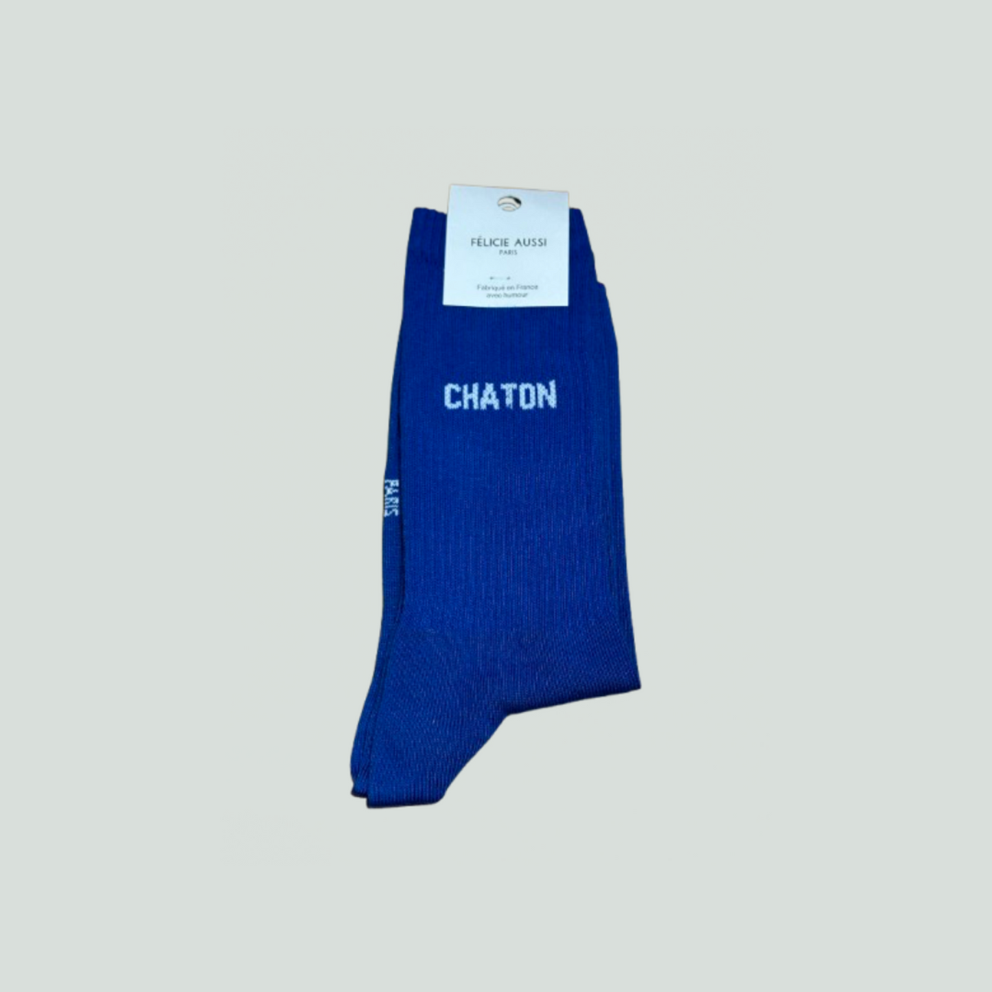 Chaussettes - Chaton - bleu - Félicie aussi