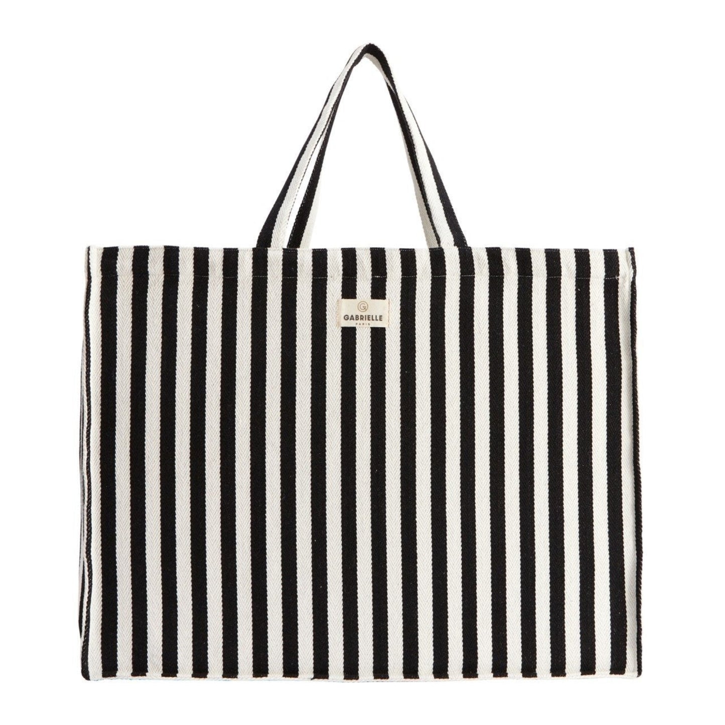 Sac - Week-end - Rayures noires - Gabrielle Paris