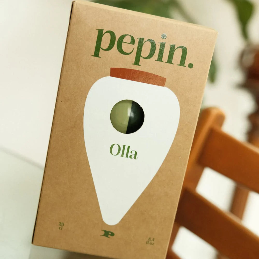 Olla hydratante - Rayé vert et vert - Pepin