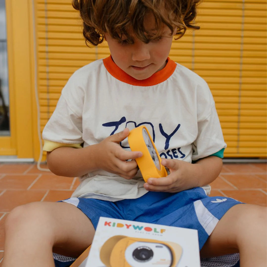 Appareil photo étanche - KIDYCAM jaune - Kidywolf
