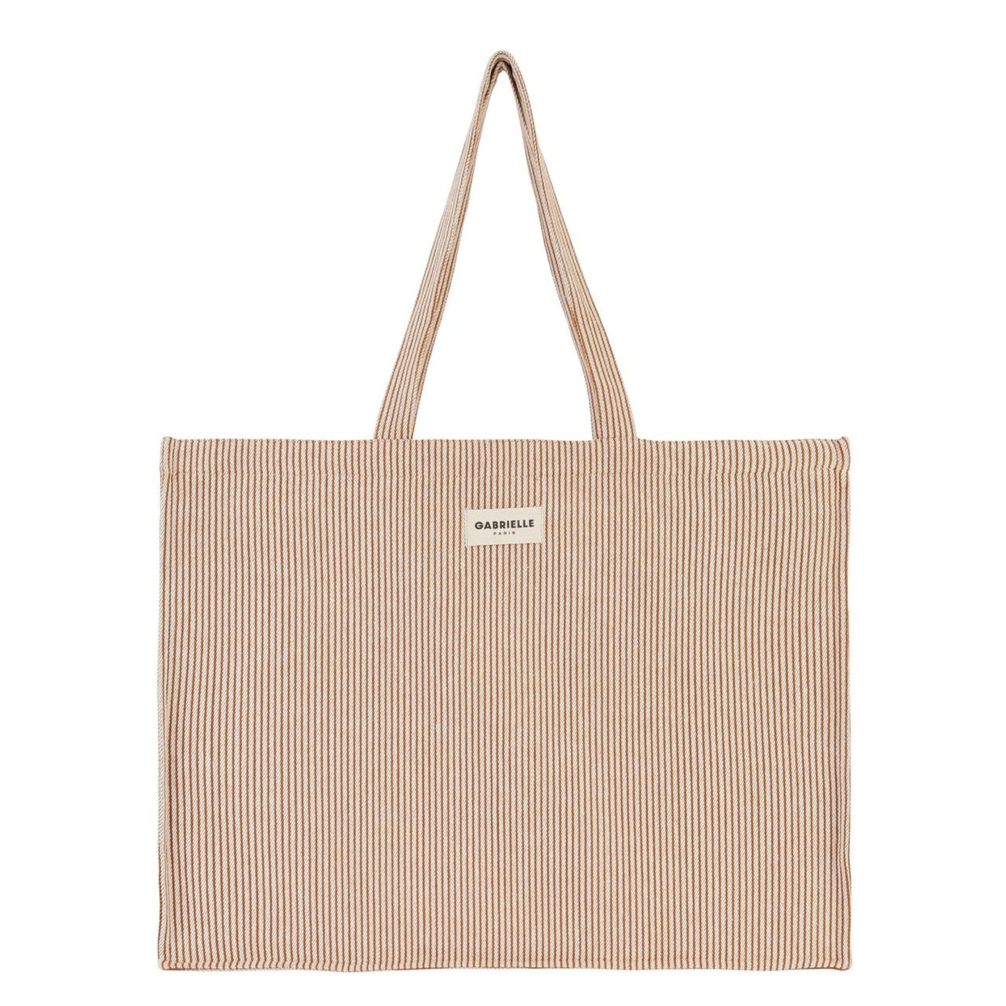 Sac - Week-end -  Rayures argile - Gabrielle Paris