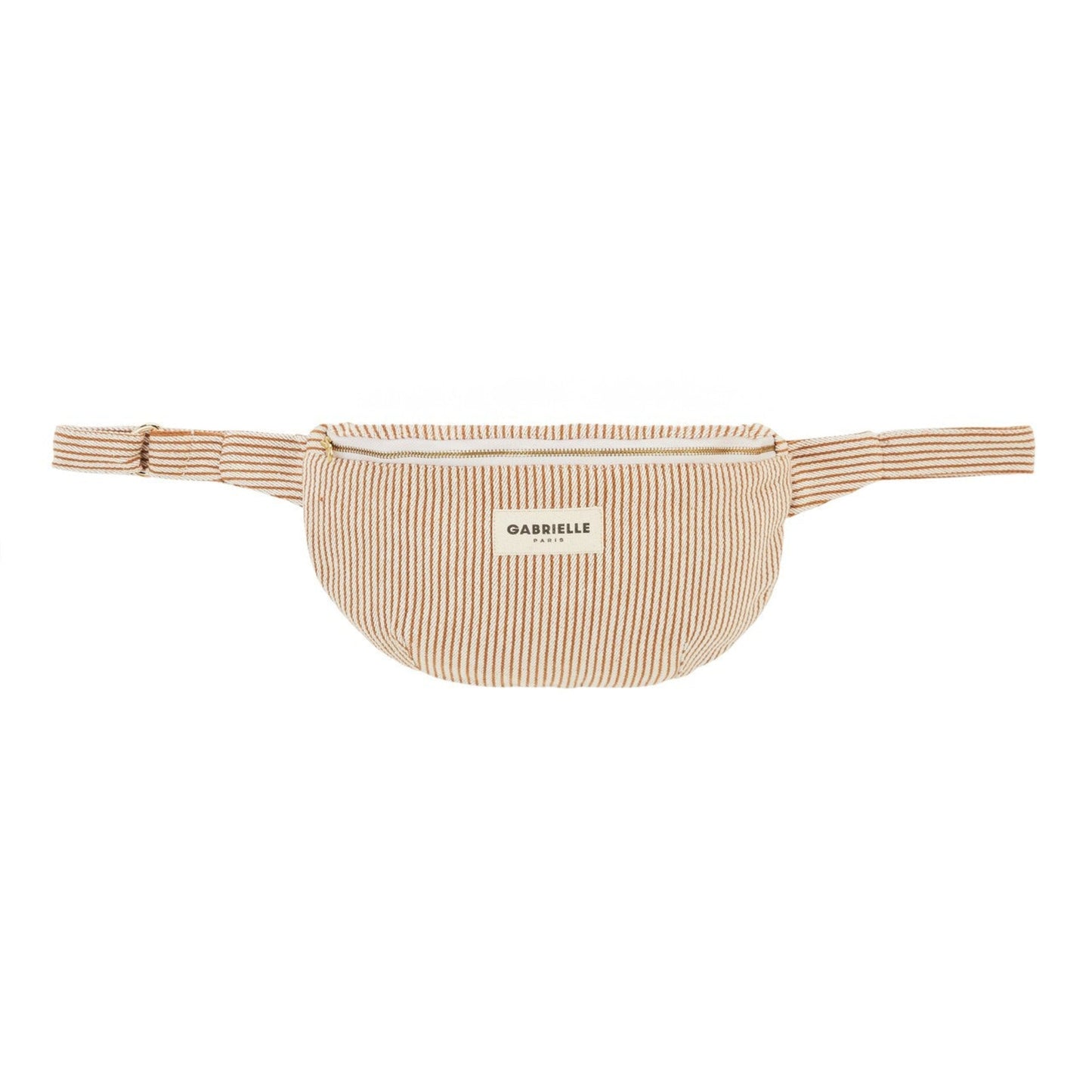 Sac - Banane - Rayures argile - Gabrielle Paris