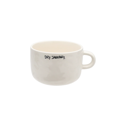 Cappuccino Mug - Dry January - Anna + Nina