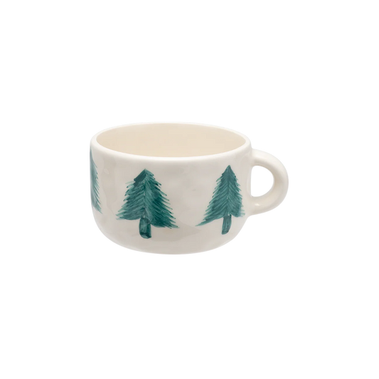 Cappuccino Mug - Christmas Forest - Anna + Nina