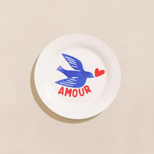 L'assiette - Amour en porcelaine - Émoi Émoi