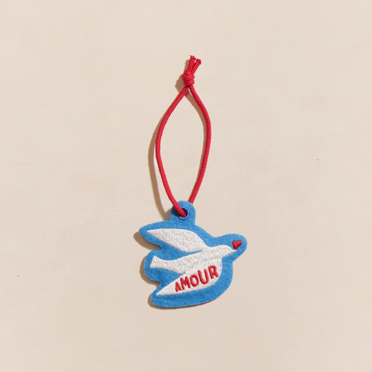 Le porte-clés - Amour - bleu - Émoi émoi