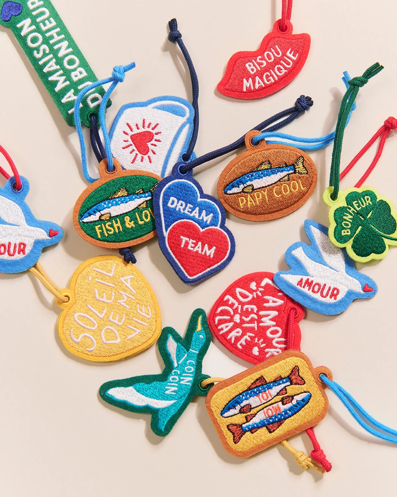 Le porte-clés - Fish & Love - Coin coin - Émoi émoi