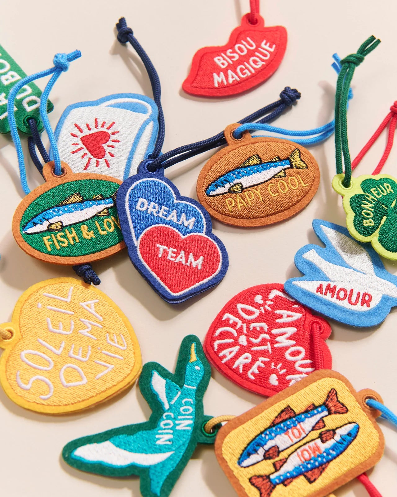 Le porte-clés - Fish & Love - Bonheur - Émoi émoi