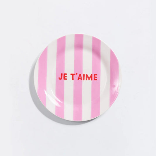 L'assiette rayée - Je t'aime - Émoi émoi