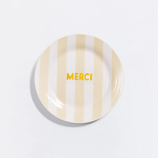 L'assiette rayée - Merci - Émoi émoi