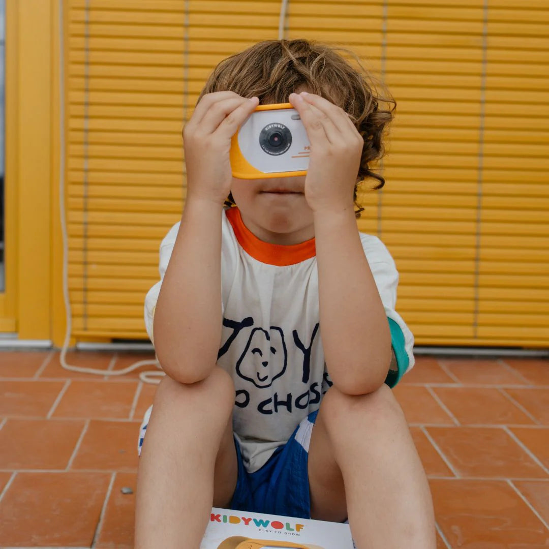Appareil photo étanche - KIDYCAM jaune - Kidywolf