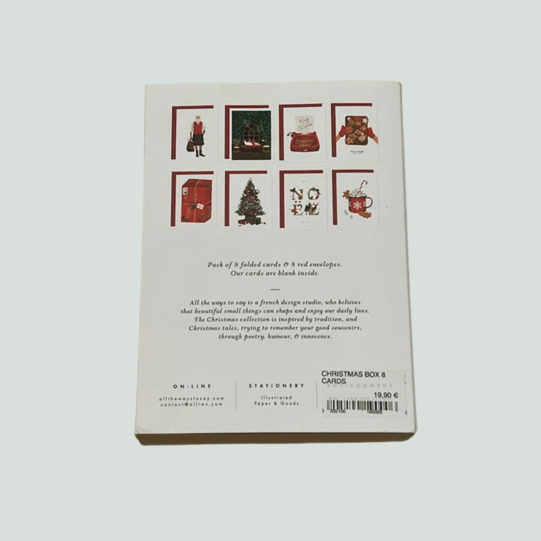 Coffret cartes de Noël - All The Ways To Say x8