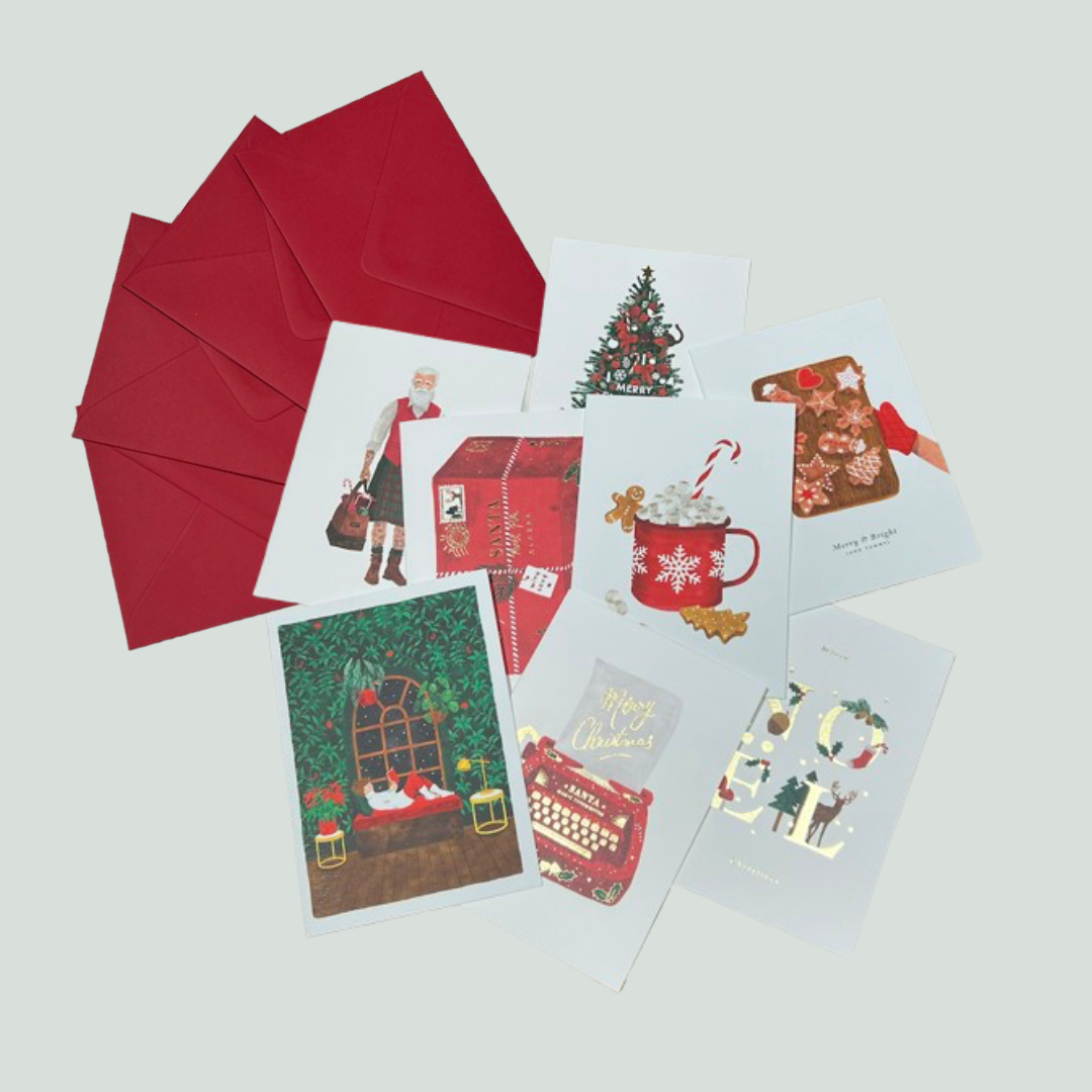 Coffret cartes de Noël - All The Ways To Say x8