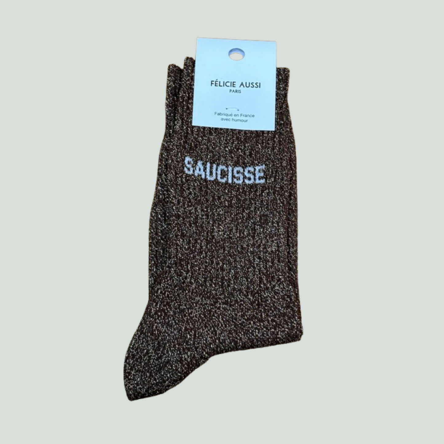 Chaussettes à paillettes - Saucisse - Félicie aussi