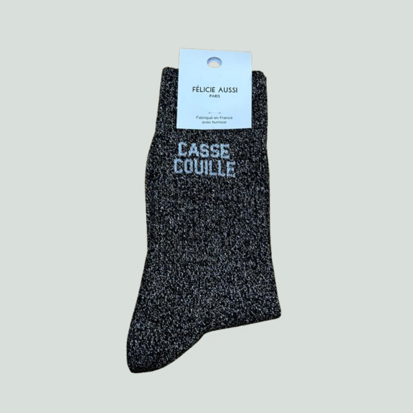 Chaussettes à paillettes - Casse couille - Félicie aussi