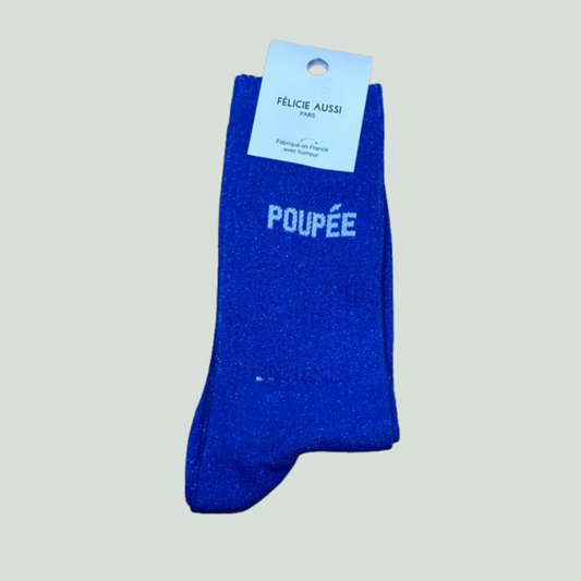 Chaussettes à paillettes - Poupée - Félicie aussi