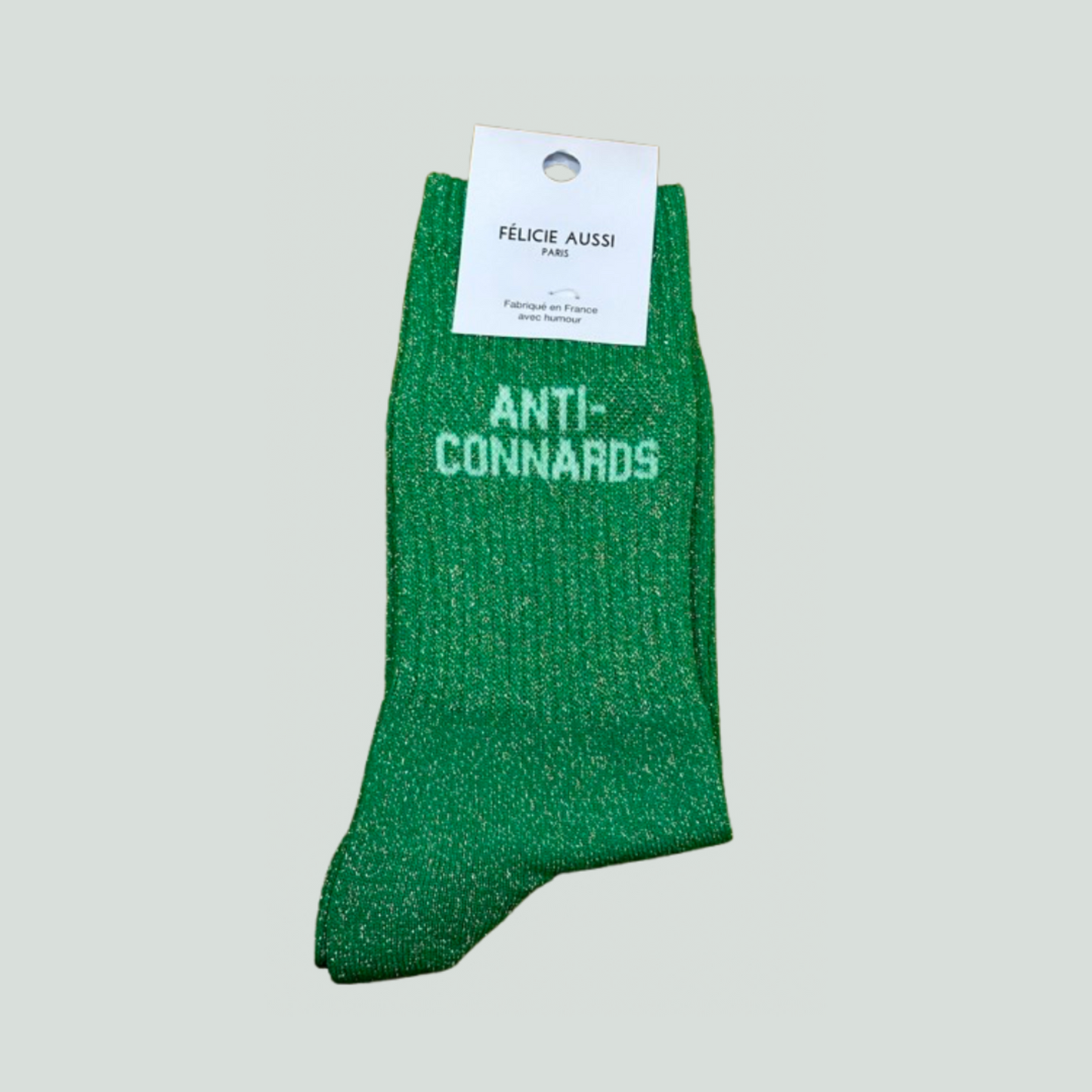 Chaussettes à paillettes - Anti-connards - Félicie aussi