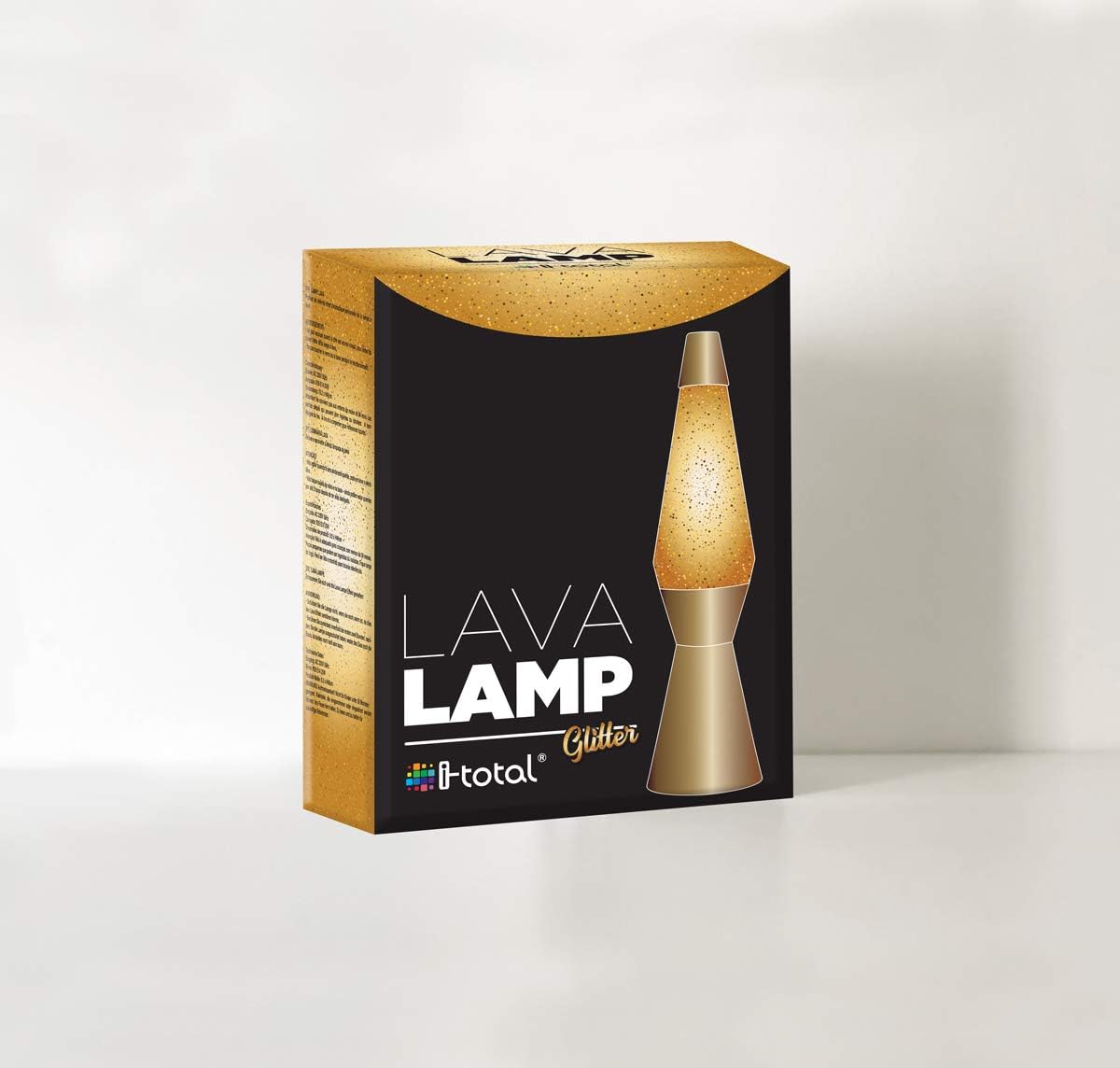 Lampe à lave - Golden Glitter - I Total