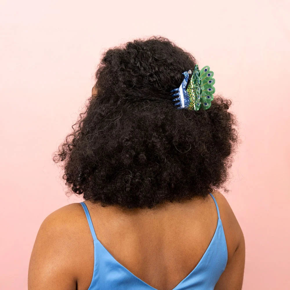 Pince à cheveux - Paon - Coucou suzette